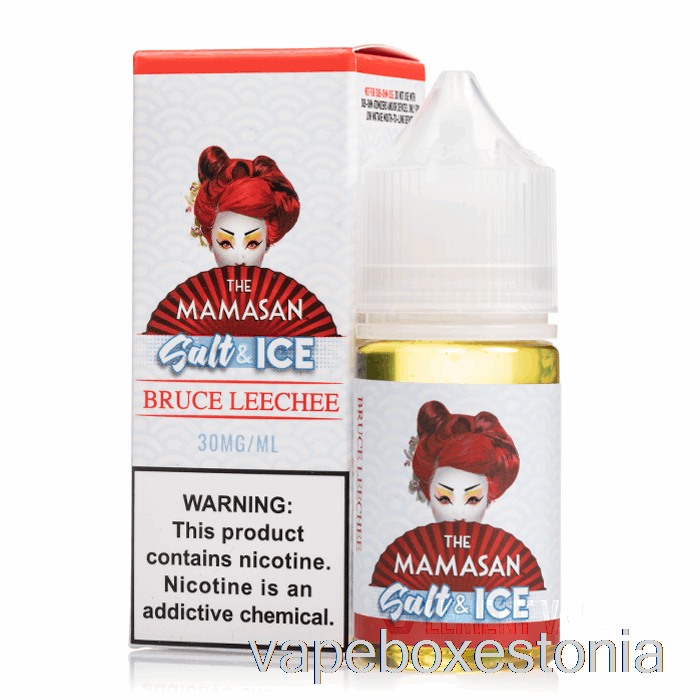 Vape Box Estonia Ice Bruce Leechee Salt - The Mamasan E-liquid - 30ml 30mg